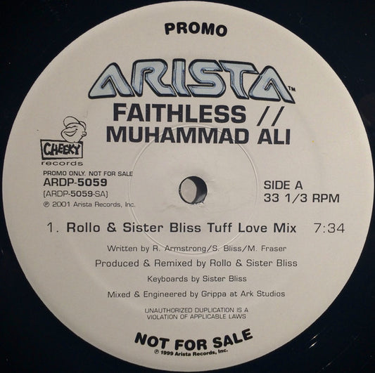 Faithless : Muhammad Ali (12", Promo)