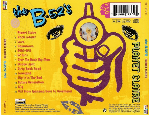The B-52's : Planet Claire (CD, Comp, RE)