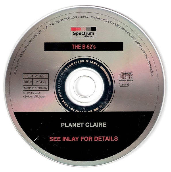 The B-52's : Planet Claire (CD, Comp, RE)