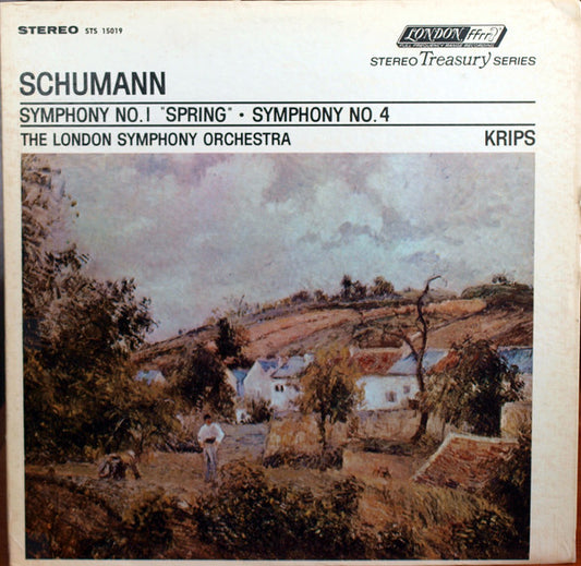 Robert Schumann, The London Symphony Orchestra, Josef Krips : Symphony No. 1 "Spring" / Symphony No. 4 (LP, Album, RE)