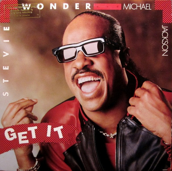 Stevie Wonder & Michael Jackson : Get It (12", Promo)