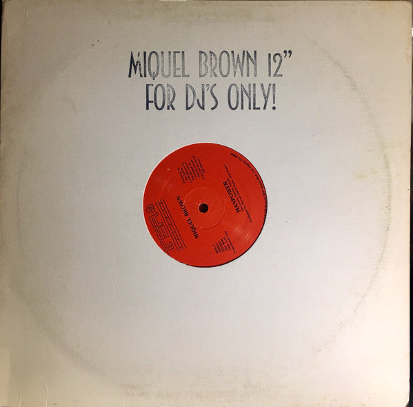 Miquel Brown : Manpower (12", Promo)