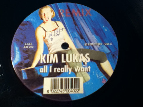 Kim Lukas : All I Really Want  (Remixes) (12")