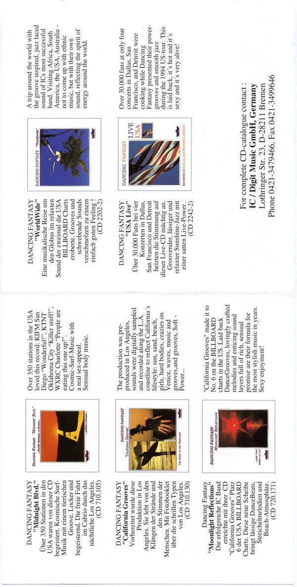 Dancing Fantasy : Day Dream (CD, Album)