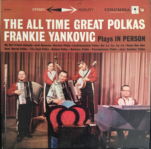 Frank Yankovic : Plays In Person The All Time Great Polkas (LP)