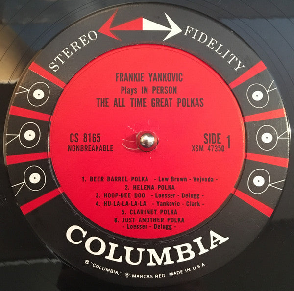 Frank Yankovic : Plays In Person The All Time Great Polkas (LP)