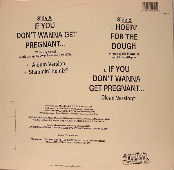 UTFO : If You Don't Want To Get Pregnant... (12")