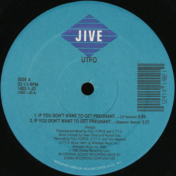 UTFO : If You Don't Want To Get Pregnant... (12")