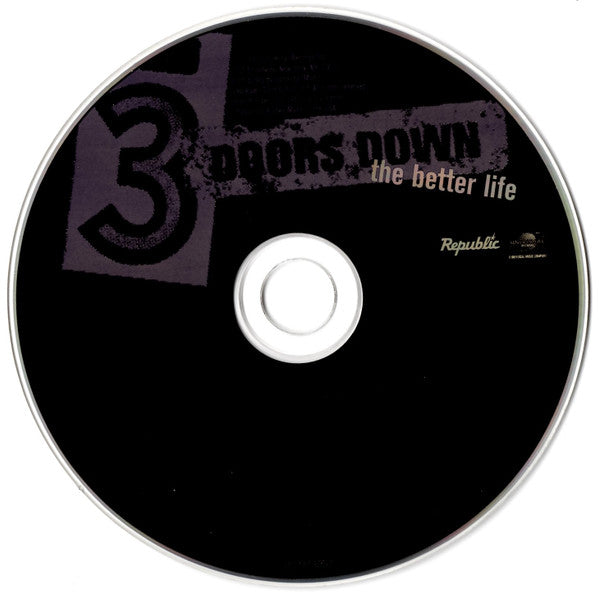 3 Doors Down : The Better Life (CD, Album, PMD)