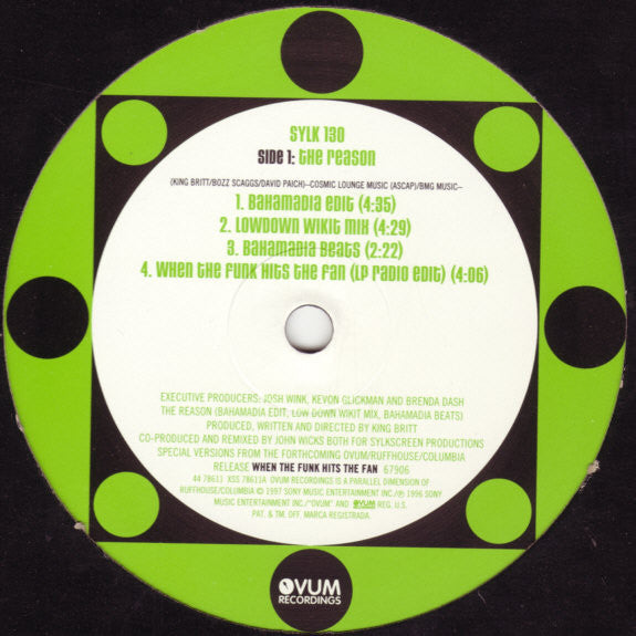 King Britt Presents Sylk 130 : The Reason / When The Funk Hits The Fan (12")