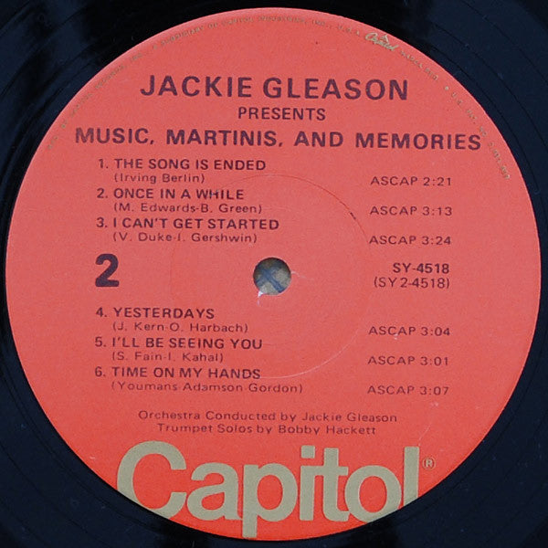 Jackie Gleason : Music, Martinis, And Memories (LP, Album, RE)
