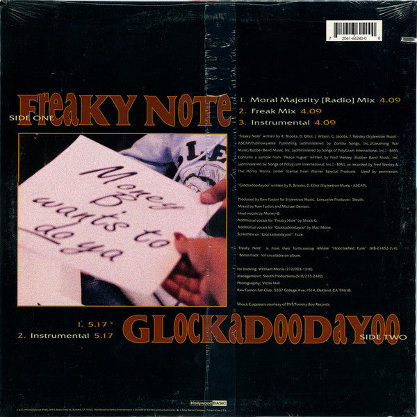 Raw Fusion : Freaky Note / Glockadoodayoo (12")