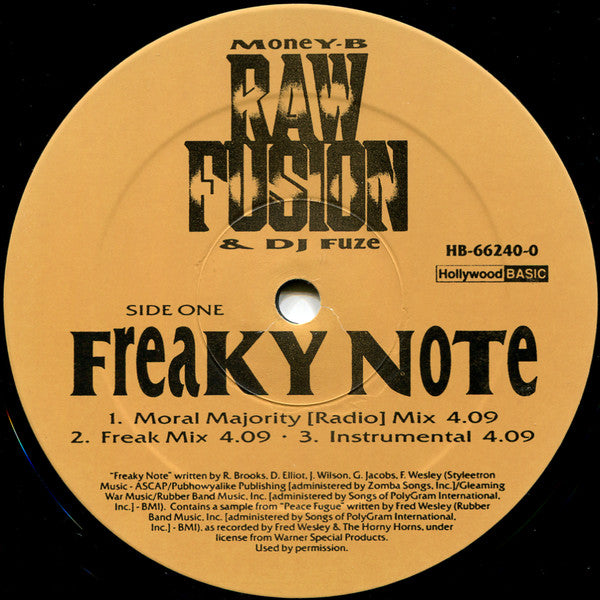 Raw Fusion : Freaky Note / Glockadoodayoo (12")