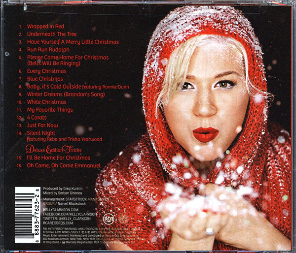 Kelly Clarkson : Wrapped In Red (CD, Album, Dlx)
