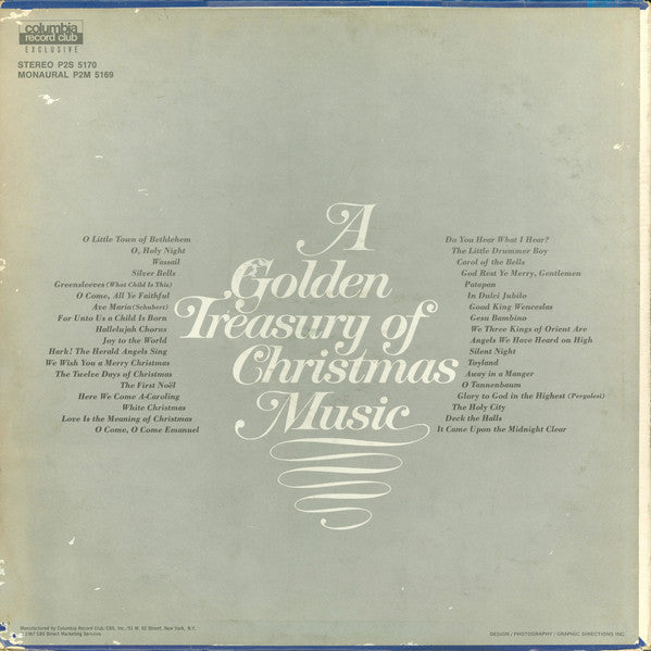 "A Golden Treasury Of Christmas Music" Orchestra & "A Golden Treasury Of Christmas Music" Chorus Conducted By Alexander Gibson : A Golden Treasury Of Christmas Music (2xLP, Album)