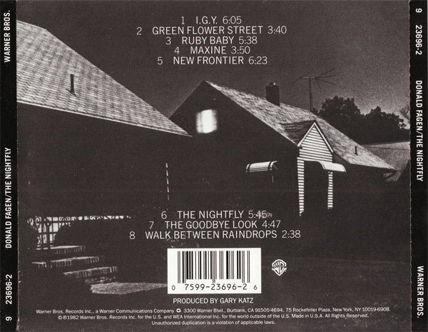Donald Fagen : The Nightfly (CD, Album, RE)