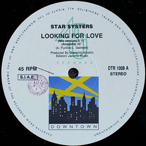 Star Systers : Looking For Love (12")