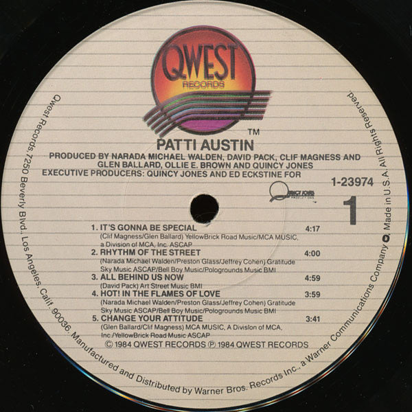 Patti Austin : Patti Austin (LP, Album)