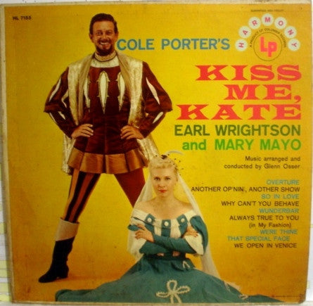 Earl Wrightson, Mary Mayo, Glenn Osser : Kiss Me, Kate (LP, Mono)