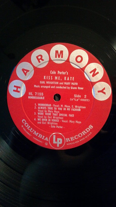 Earl Wrightson, Mary Mayo, Glenn Osser : Kiss Me, Kate (LP, Mono)