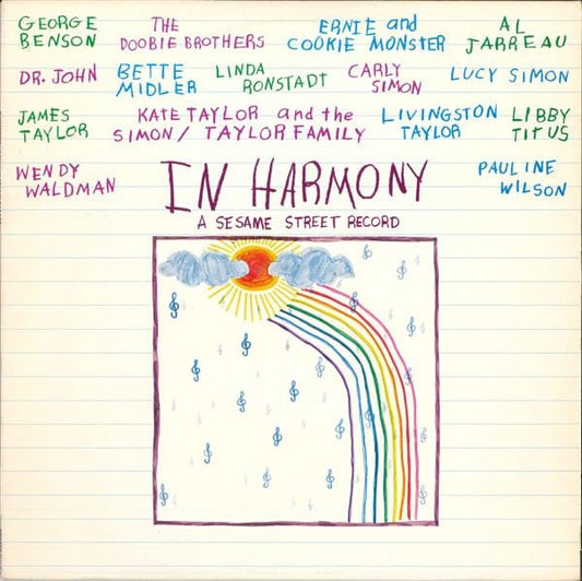 Various : In Harmony - A Sesame Street Record (LP, Comp, Win)