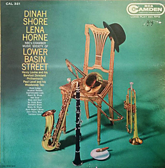 Dinah Shore, Lena Horne, Sidney Bechet, Dr Henry Levine's Barefooted Dixieland Philharmonic, Paul Lavalle And His Woodwindy Ten : NBC's Chamber Music Society Of Lower Basin Street (LP, Album, Comp, Mono)