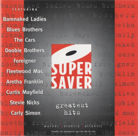 Various : Super Saver - Greatest Hits (CD, Promo, Smplr)