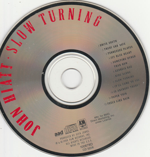 John Hiatt : Slow Turning (CD, Album, Club)