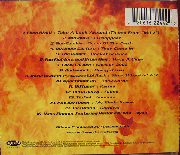 Various : Music From And Inspired By M:I-2 (CD, Album)