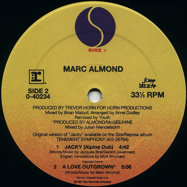 Marc Almond : Jacky (12", Maxi)