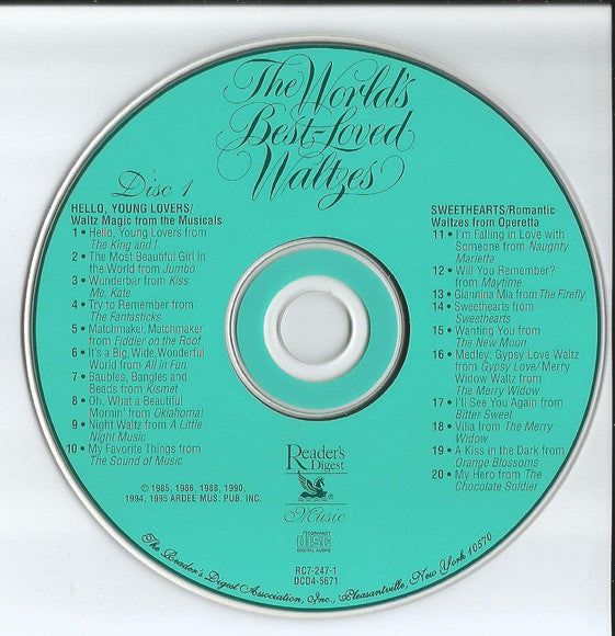 Various : The World's Best-Loved Waltzes (4xCD, Comp)