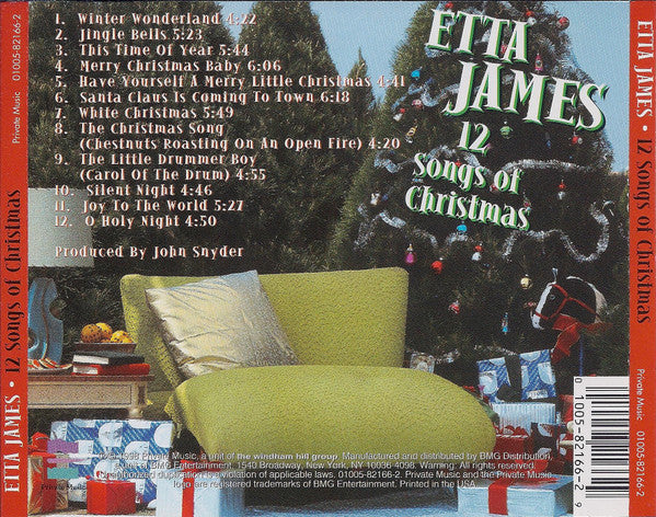 Etta James : 12 Songs Of Christmas (CD)