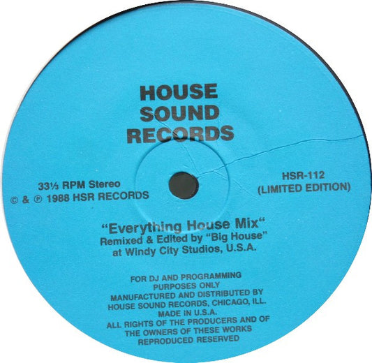 Various : Everything House Mix / Fierce House Mix (12", Mixed, Unofficial)