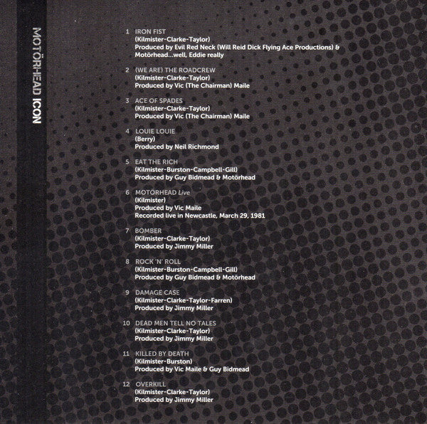 Motörhead : Icon (CD, Comp)