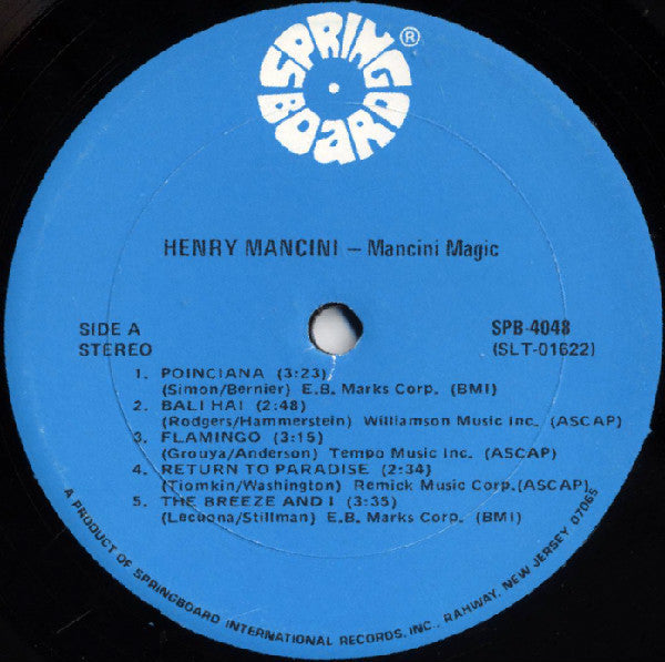 Henry Mancini : Mancini Magic (LP, Album)