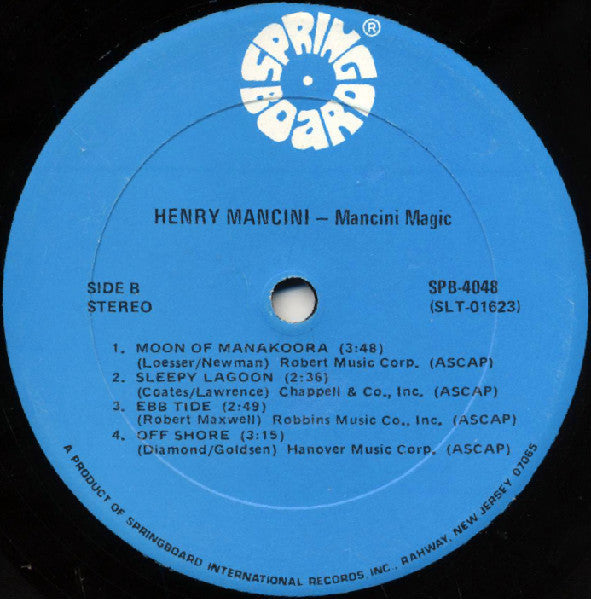Henry Mancini : Mancini Magic (LP, Album)