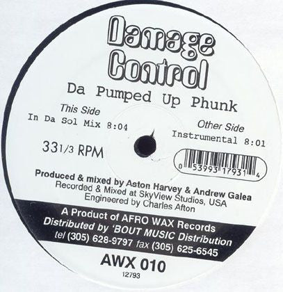 Damage Control (2) : Da Pumped Up Phunk (12")