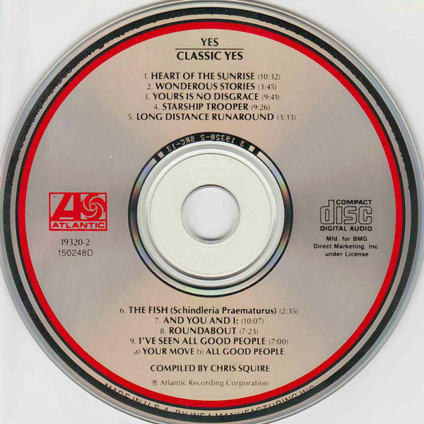 Yes : Classic Yes (CD, Comp, Club, RE)
