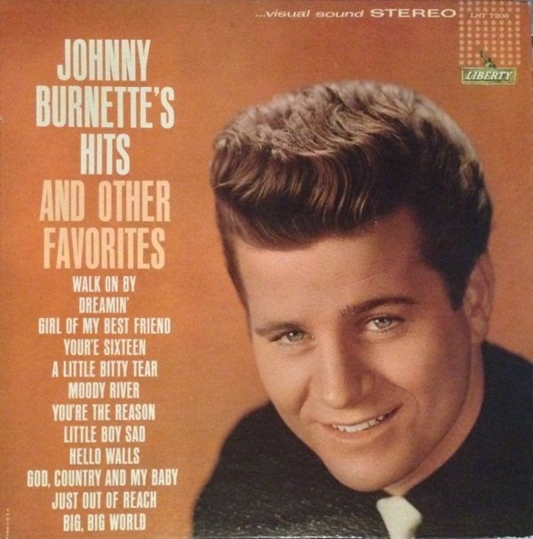 Johnny Burnette : Johnny Burnette's Hits And Other Favorites (LP, Comp)