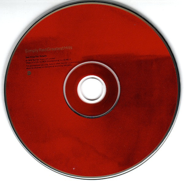 Simple Red Cd Buy Simply Red : Greatest Hits (CD, Comp, Promo) Online for a great ...