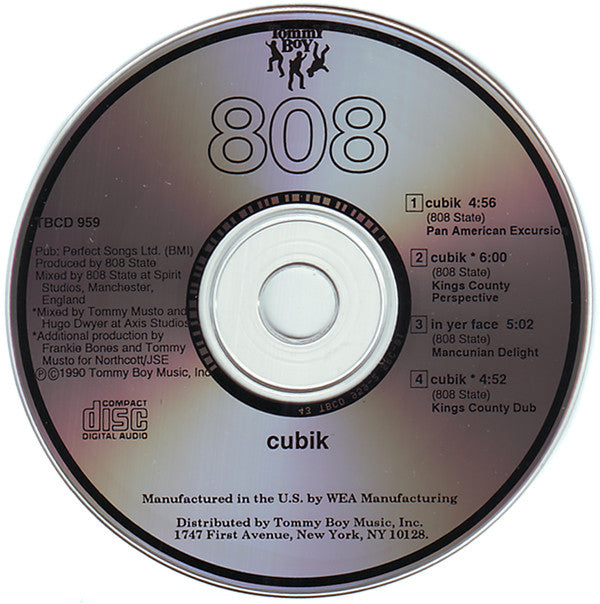 808 State : Cubik (CD, Single)