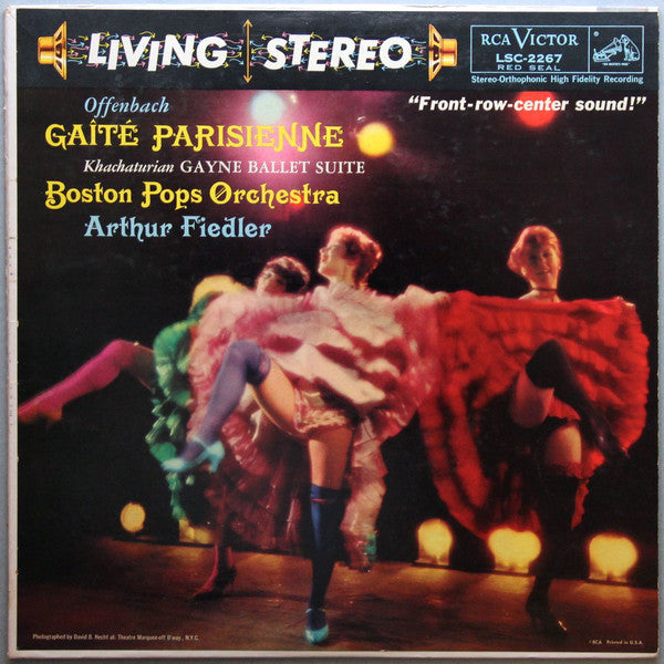 Jacques Offenbach, Aram Khatchaturian, The Boston Pops Orchestra, Arthur Fiedler : Gaîté Parisienne / Gayne Ballet Suite (LP, Album, Ind)