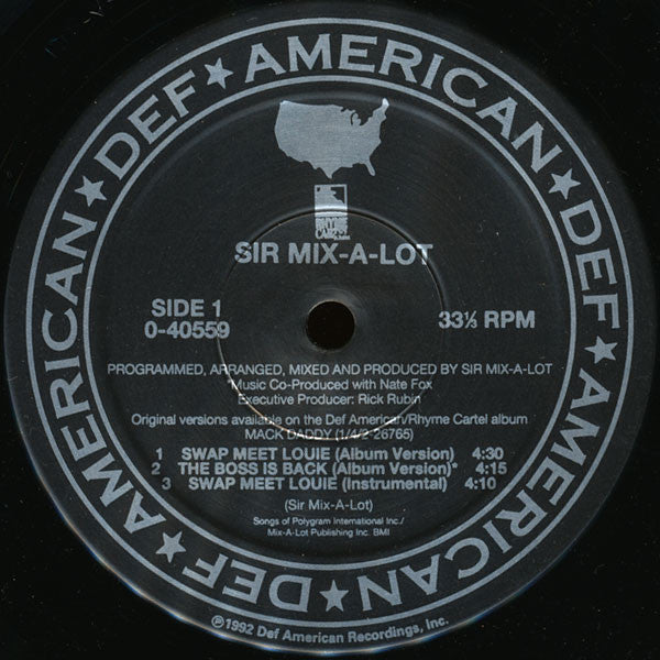 Sir Mix-A-Lot : Swap Meet Louie (12")