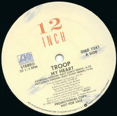 Troop (3) : My Heart (12", Promo, SP )