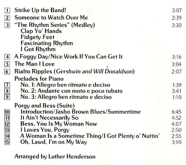 George Gershwin, The Canadian Brass : Strike Up The Band (The Canadian Brass Plays George Gershwin) (CD)