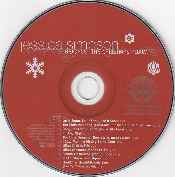 Jessica Simpson : Rejoyce: The Christmas Album (CD, Album)