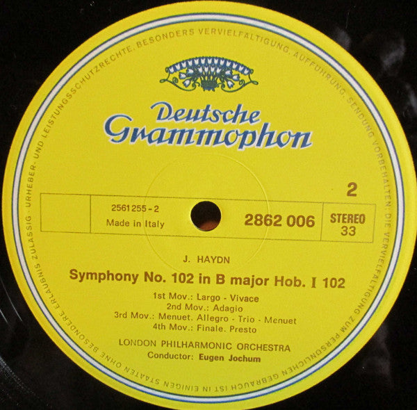Joseph Haydn - London Philharmonic Orchestra, Eugen Jochum : Symphonies 99-104 (3xLP, Album + Box)