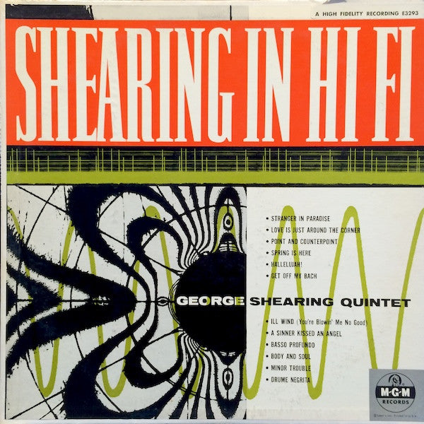The George Shearing Quintet : Shearing In Hi Fi    (LP, Album, Mono)