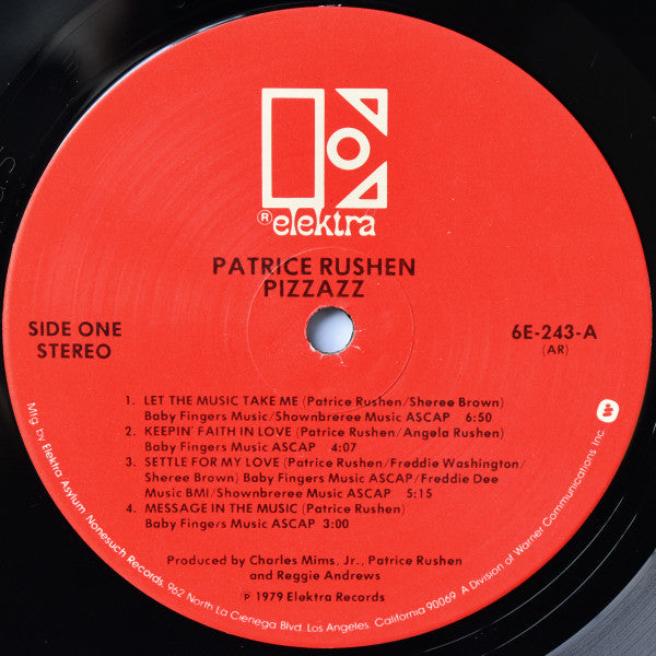 Patrice Rushen : Pizzazz (LP, Album, AR )