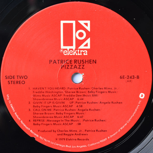 Patrice Rushen : Pizzazz (LP, Album, AR )